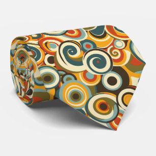 Cool retro tiled pattern  tie