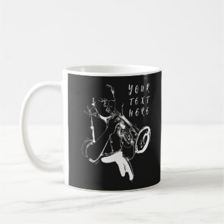 Cool Retro Trumpeter Custom Name (名入れ・カスタム対応) Coffee Mug