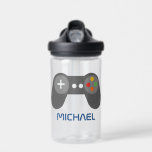Cool Retro Video Game Controller Personalized Water Bottle<br><div class="desc">Fun personalized Cool Retro Video Game Controller design.</div>