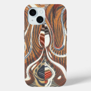 Cool Retro Vintage Aztec Hakuna Matata Colours iPhone 15 Case