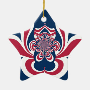 Cool Retro Vintage Hakuna Matata Gifts trendy flag Ceramic Ornament