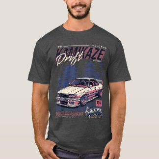 Cool Retro Vintage Japanese JDM Tokyo Japan Drift  T-Shirt