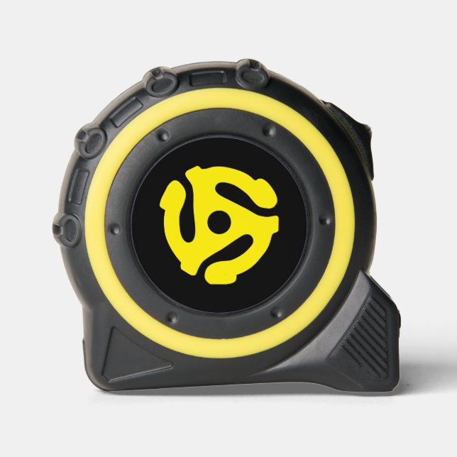 COOL Retro Vintage Yellow 45 spacer DJ 1 (Front)