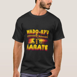 Cool Retro Wado-Ryu Karate Design Summer Outfit T-Shirt