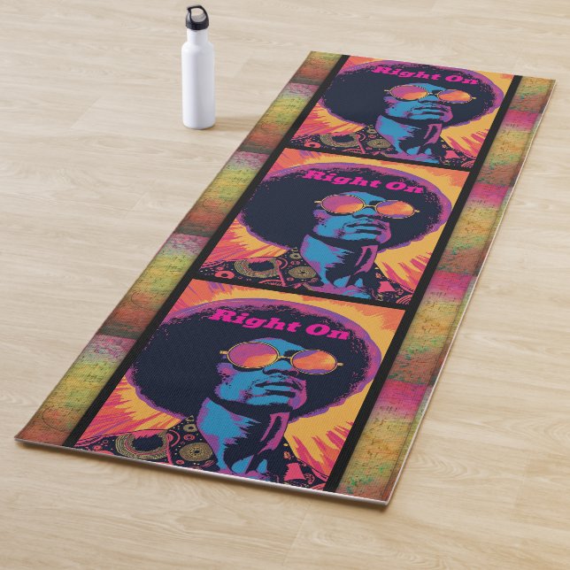 Cool/Retro Yoga Mat (In Situ)