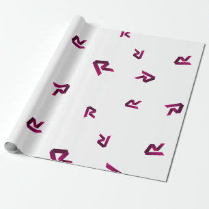 Cool Revain Cryptocurrency Coin Sign Pattern Wrapping Paper
