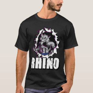 Cool Rhino Fitness Bodybuilding Weightlifting  T-Shirt
