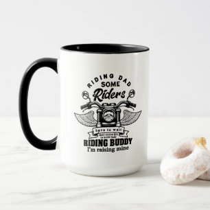 Cool riding Dad word art Mug