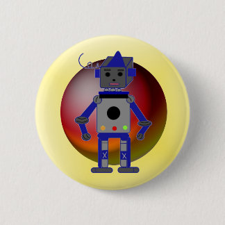 Cool Robot 2 Inch Round Button