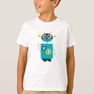 Cool Robot Custom Age Boys Birthday  T-Shirt