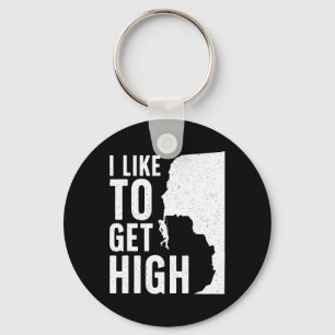 Cool Rock Climbing For Men Women Kids Mountain Roc Keychain