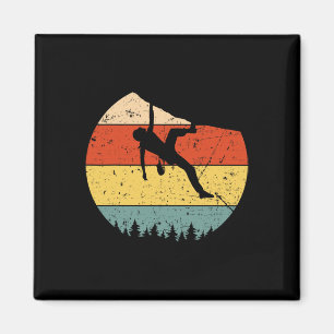 Cool Rock Climbing For Men Women Mountain Climber Magnet