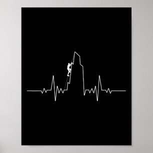Cool Rock Climbing For Men Women Mountain Rock Cli Poster
