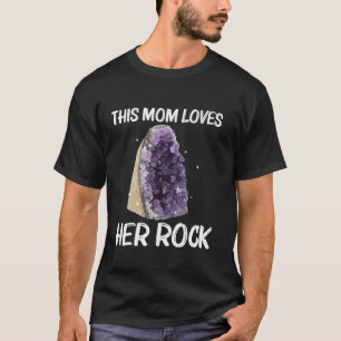 Cool Rock For Design Mom Women Rock Collecting Geo T-Shirt