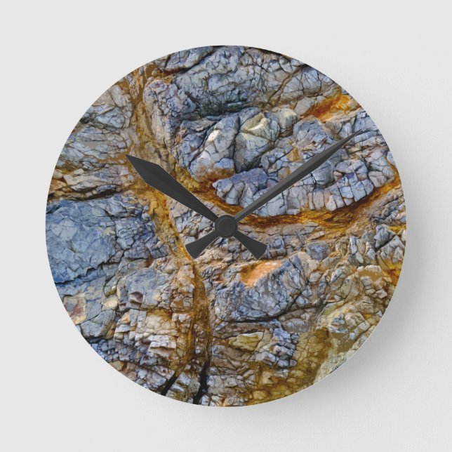 COOL Rock Look Round Clock (Front)