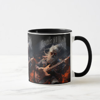 Cool  Rock N Roll Guitarist Mug