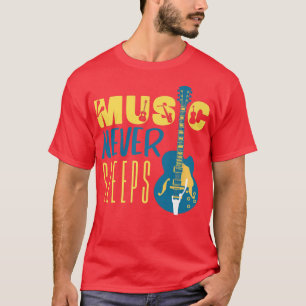Cool Rock & Roll Guitar Player, Beautiful Music Lo T-Shirt