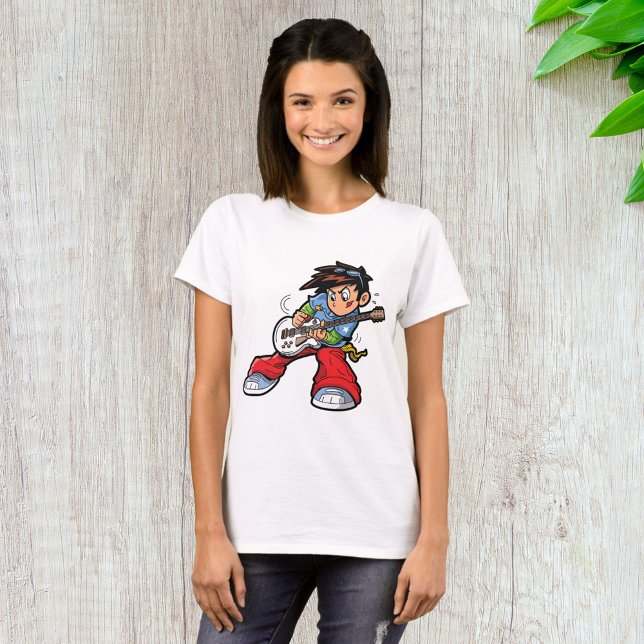 Cool Rock Star Guitarist Fun Musician  T-Shirt (Creator Uploaded)