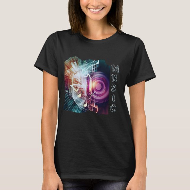 Cool Rockabilly Chick T-Shirt (Front)