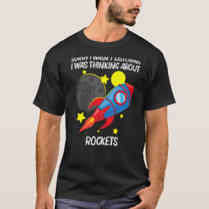 Cool Rocket For Men Women Kids Rockets Space Ship  T-Shirt