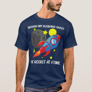 Cool Rocket For Women Mom Kids Rockets Space Ship T-Shirt