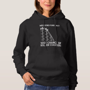 Cool Roller Coaster For Men Women Amusement Park T Hoodie