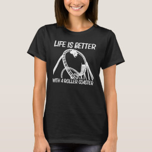 Cool Roller Coaster For Men Women Roller Coaster T-Shirt