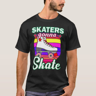 Cool Roller Skating For Men Women Roller Derby Dis T-Shirt