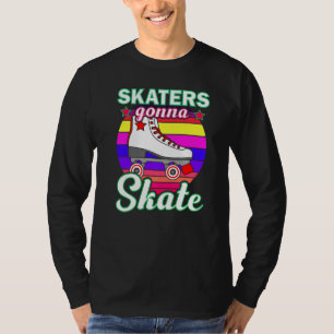 Cool Roller Skating For Men Women Roller Derby Dis T-Shirt