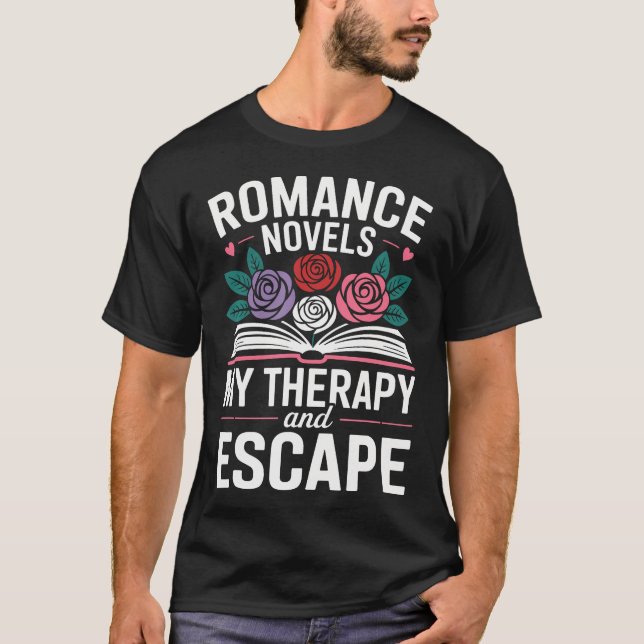 Cool Romance Novels And Romantasy T-Shirt (Front)
