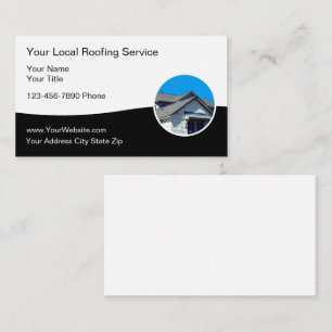 Cool Roofing And Home Services Business Card