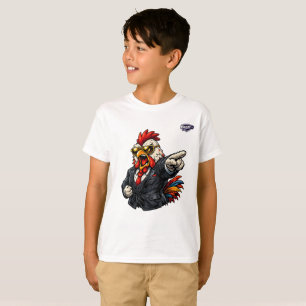 Cool Rooster in Suit and Sunglasses Graphic T-Shir T-Shirt