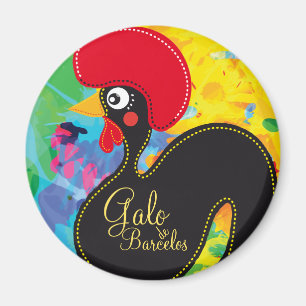 Cool Rooster of Portugal #01 - Galo de Barcelos Magnet