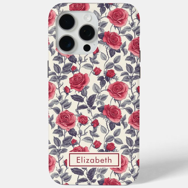 Cool Rose Name Iphone Case For Phone Protection (Back)