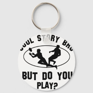 cool rugby designs keychain