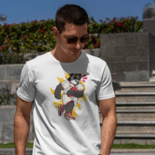 Cool Rugby Panda   T-Shirt