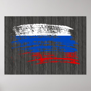 Cool Russian flag design Poster