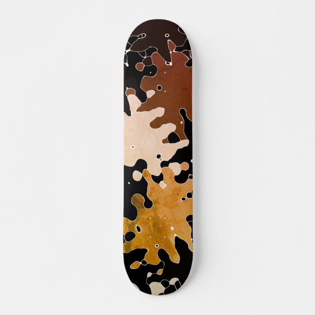 COOL Rustic Abstract Pattern Skateboard (Front)