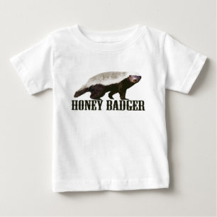 Cool Rustic Honey Badger Baby T-Shirt
