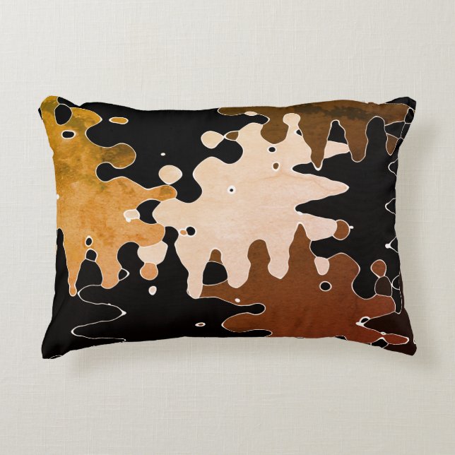 COOL Rustic Pattern Accent Pillow (Front)