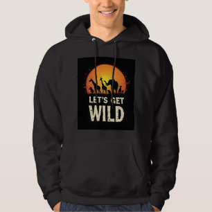 Cool Safari Design For Men Women Kids Safari Anima Hoodie