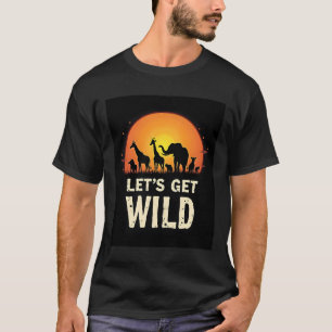 Cool Safari Design For Men Women Kids Safari Anima T-Shirt