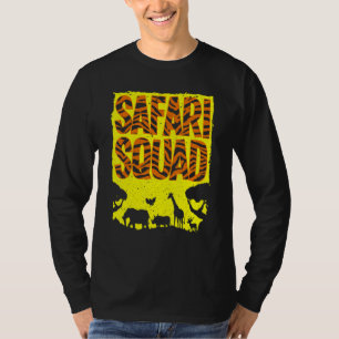 Cool Safari Squad For Men Women Wildlife Animal Gr T-Shirt