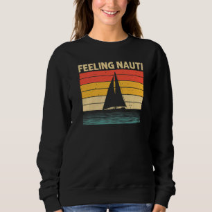 Cool Sailing For Men Women Boating Nautical Sail B Sweatshirt
