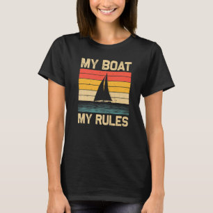 Cool Sailing For Men Women Boating Nautical Sail B T-Shirt