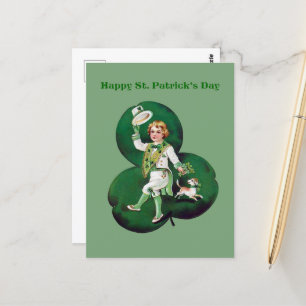 cool Saint Patrick's Day message  Postcard