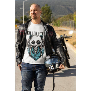 Cool Samurai Panda T-Shirt Fierce Panda Warrior