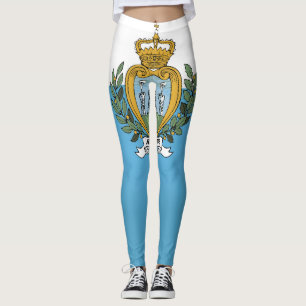 Cool San Marino Flag Fashion Leggings