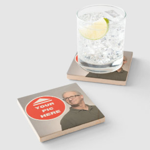 Cool! Sandstone Coaster - Personalized