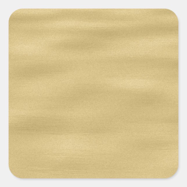 Cool Sandy Beach Look Square Sticker (Front)